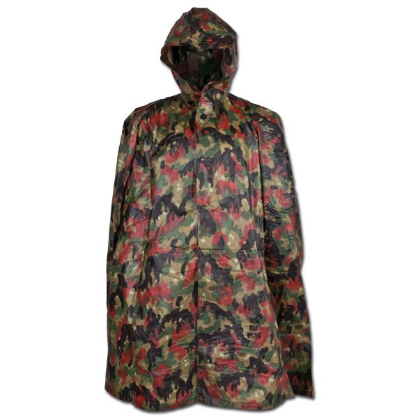 Poncho camouflage suisse comme neuf
