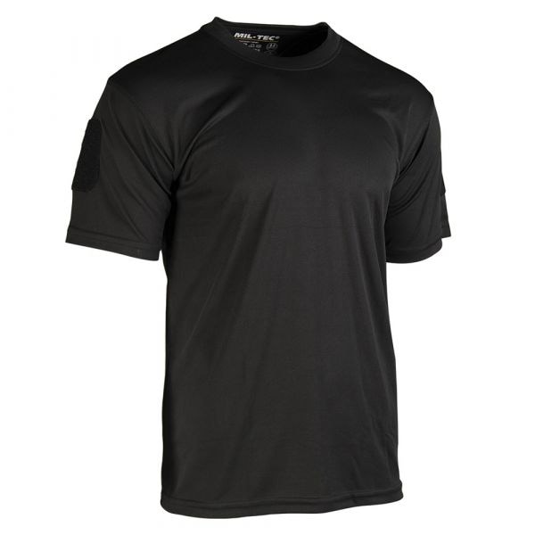 Mil-Tec T-shirt Tactical Quickdry noir