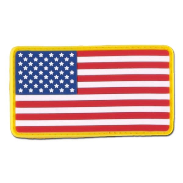 Patch 3D drapeau US coloré