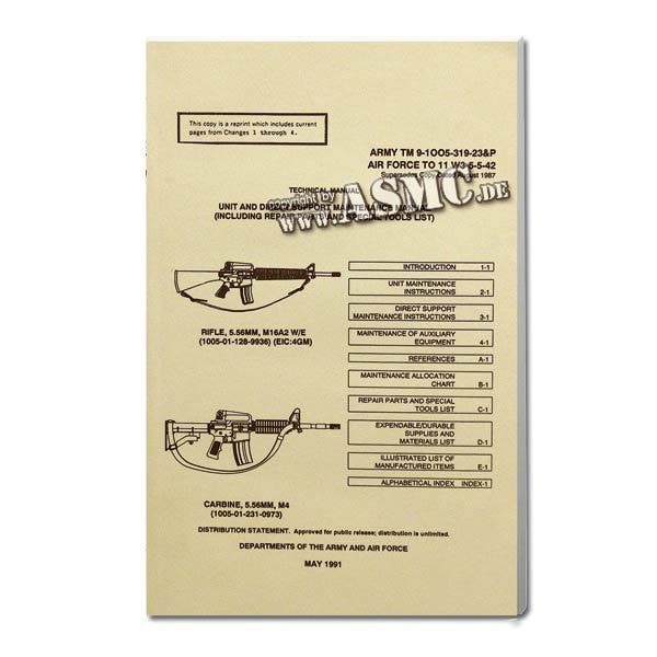 Livre M16A2 Rifle & M 4 Carbine