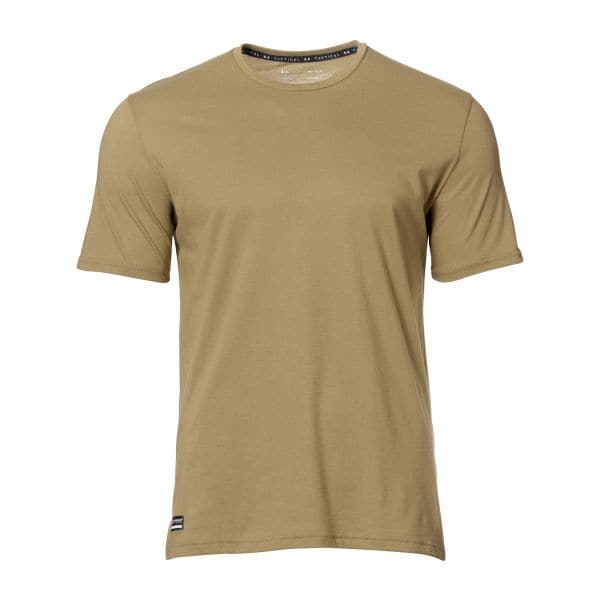 Under Armour T-Shirt Mens Tactical Cotton federal tan