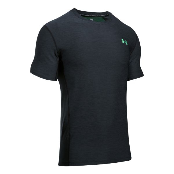 T-shirt Supervent Fitted Under Armour noir/vert