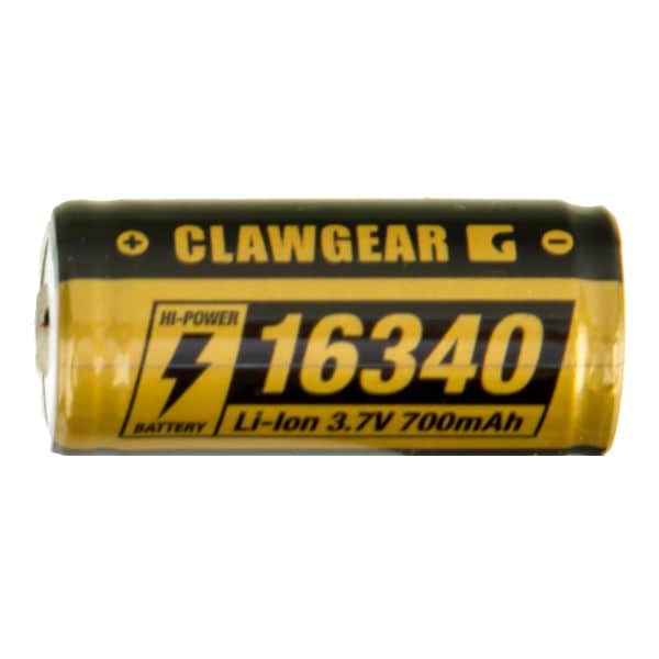 Clawgear Batterie 16340 3.7V 700 mAh