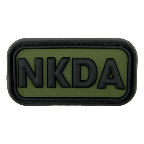 Patch 3D NKDA - No Known Drug Allergies noir-olive