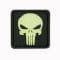 3D-Patch Punisher Skull luminescent