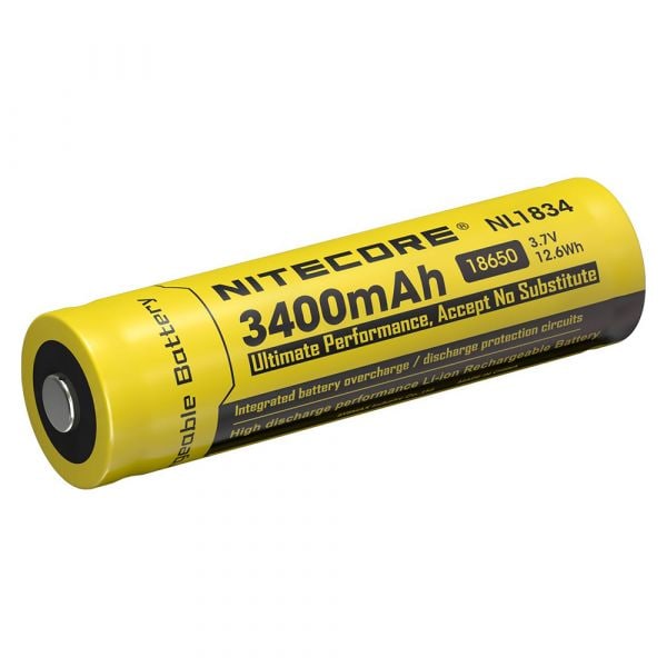 Nitecore Batterie 18650 3400 mAh NL1834