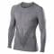 FALKE Maillot Manches Longues Tight Fit gris