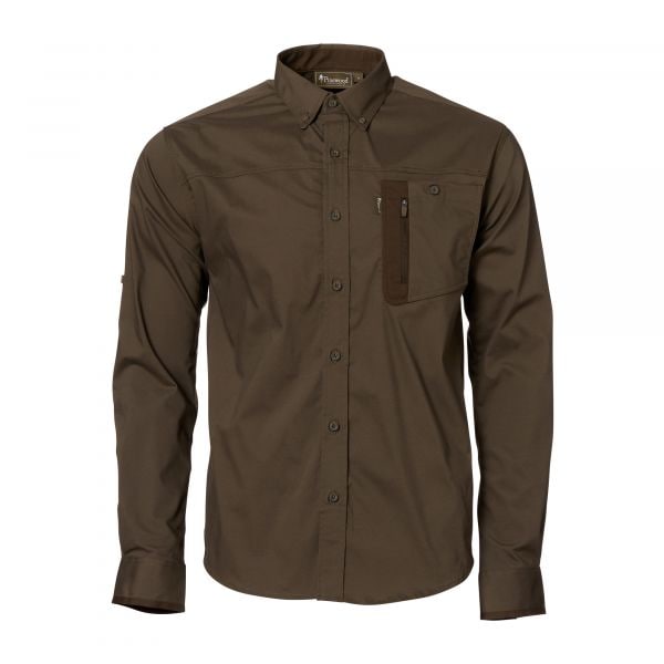 Pinewood Chemise Tiveden TC InsectStop dark olive suede brown