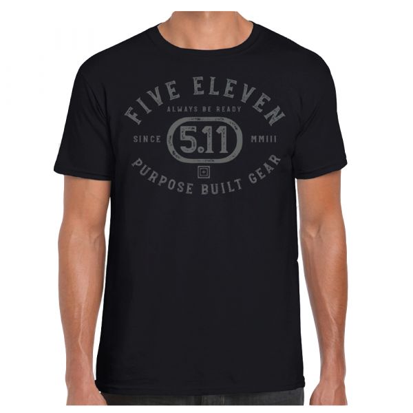5.11 T-Shirt Purpose Crest noir