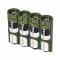 Porte-batteries Powerpax SlimLine 4 x AA olive