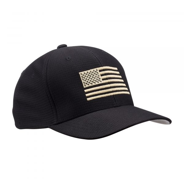 7.62 Design Casquette Embroidered Flag Hat Flexfit noir