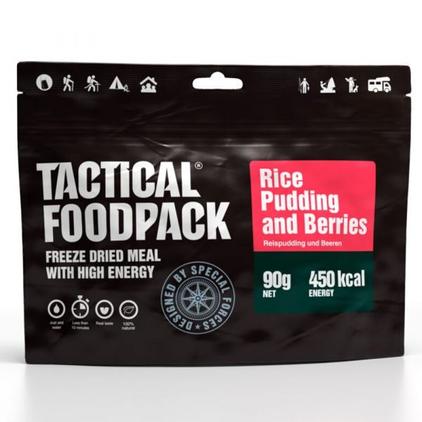 Tactical Foodpack Repas Outdoor Riz au lait et baies
