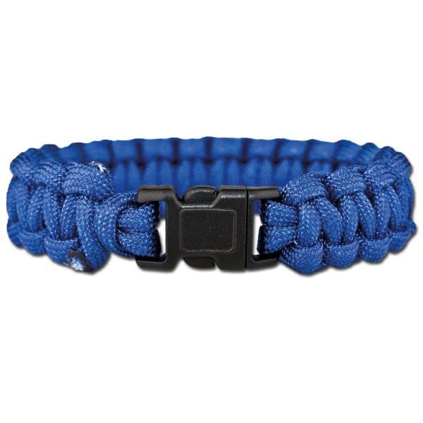 Bracelet Survival Paracorde bleu
