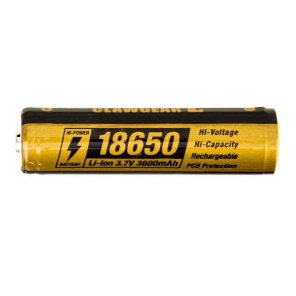 Clawgear Batterie 18650 3.7V 3600 mAh