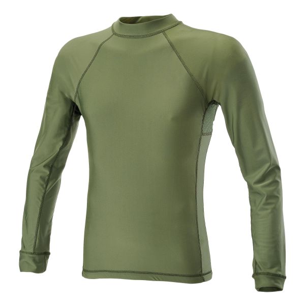 Defcon 5 Maillot manches longues Lycra+Mesh olive