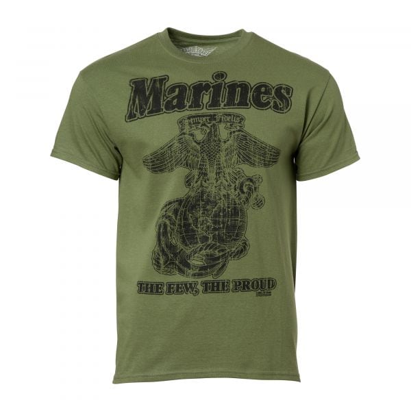 7.62 Design T-Shirt USMC Retro mil green