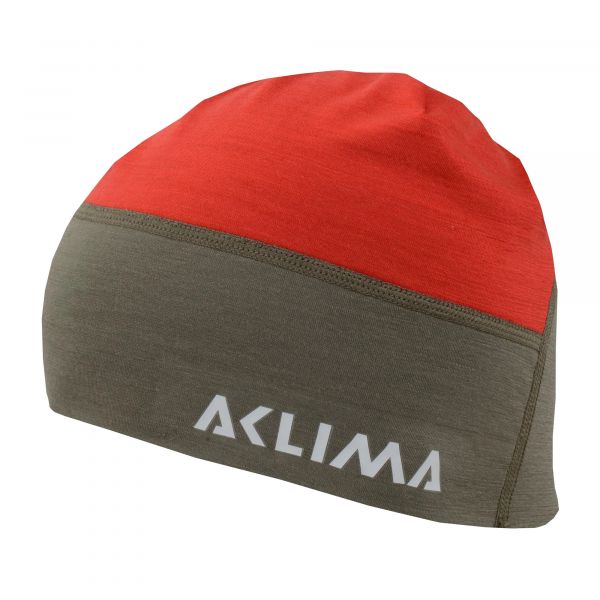 Aclima Bonnet LightWool Hunting Safety rouge ranger green