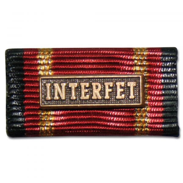Insigne Pin intervention à l'étranger INTERFET bronze