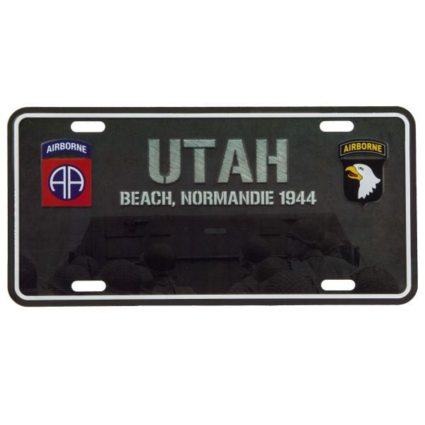 101 Inc. Plaque Utah Beach Normandie 1944