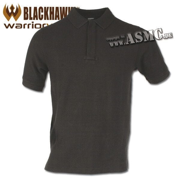 Polo Blackhawk Cotton noir