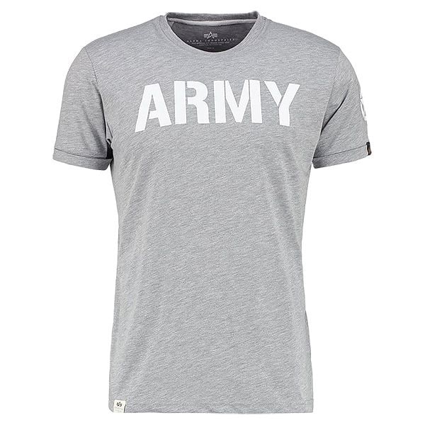 T-shirt Army Alpha Industries gris