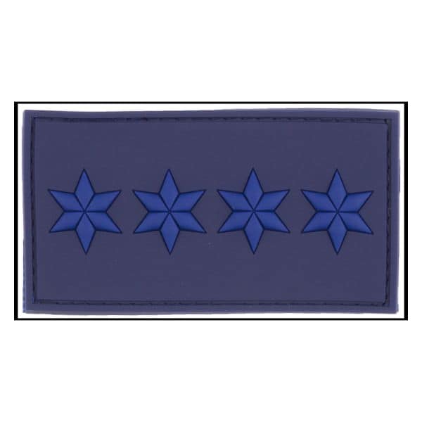 Patch 3D Grade Brigadier Major Bleu