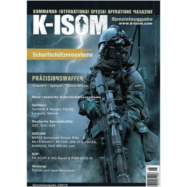 Magazine Kommando K-ISOM Édition Spéciale I/2018 Tireurs d'élite