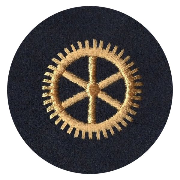 Insigne de Carrière NVA Officier Carrière Technique bleu