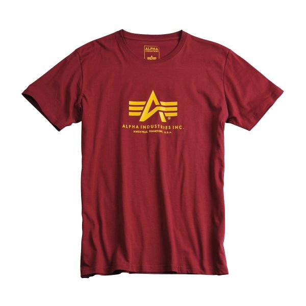 T-Shirt Alpha Industries Basic Bordeaux