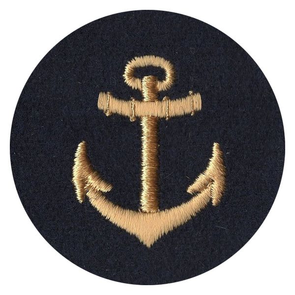 Insigne de Carrière NVA Officier Service Côtier bleu