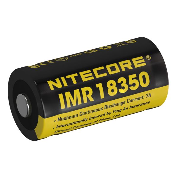 NiteCore Batterie Rechargeable 18350IMR - 700mAh