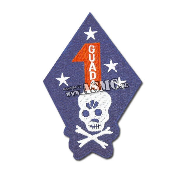 Insigne Tissu US USMC 1st GUADA