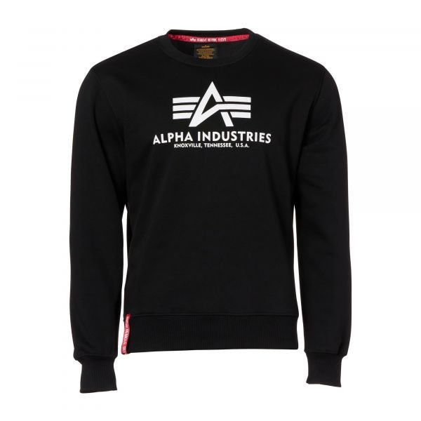 Alpha Industries Pull Basic Sweater noir