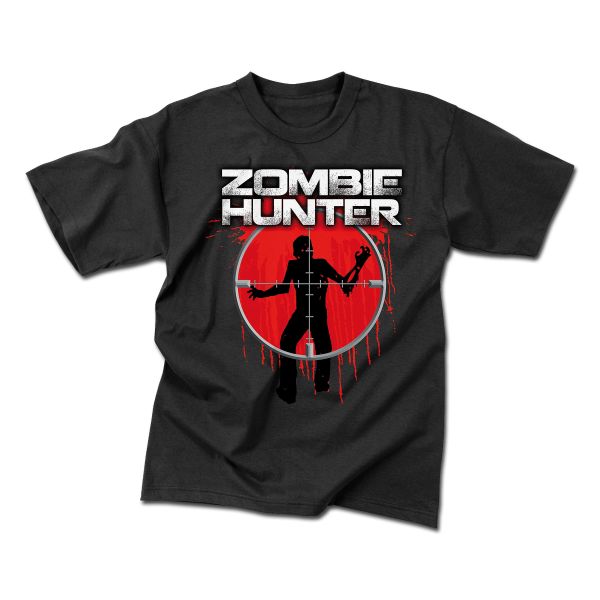 T-Shirt Rothco Zombie Hunter noir
