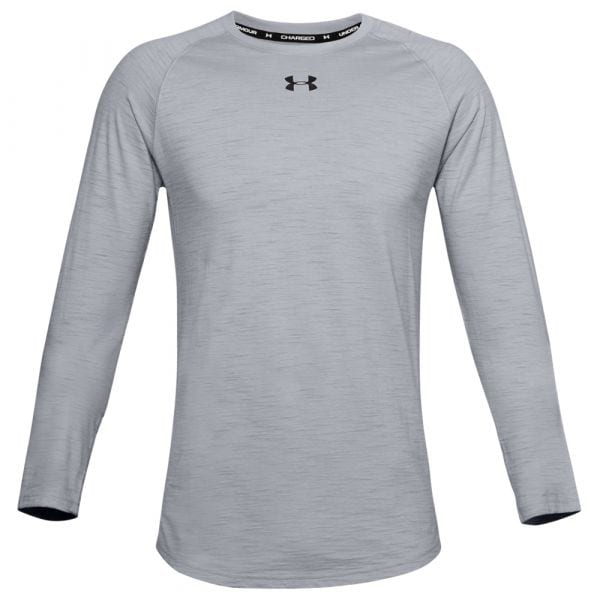 Under Armour Maillot Charged Cotton LS mood gray