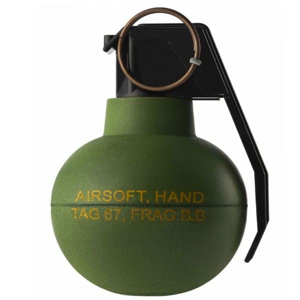 Taginn Grenade airsoft avec cuillère TAG-67 olive