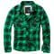 Brandit Checkshirt Oversize noir vert