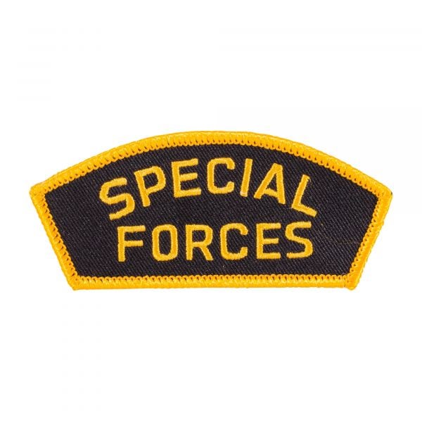 Insigne de casquette Special Forces noir doré