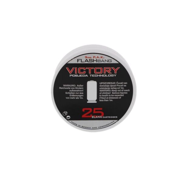 Victory Balles à Blanc Flashbang 9mm P.A.K. 25 Pcs