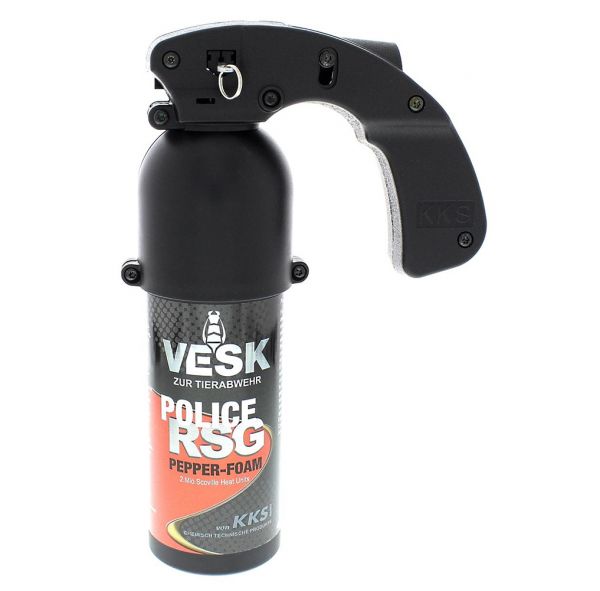 Vesk Spray au poivre RSG Police mousse 400 ml