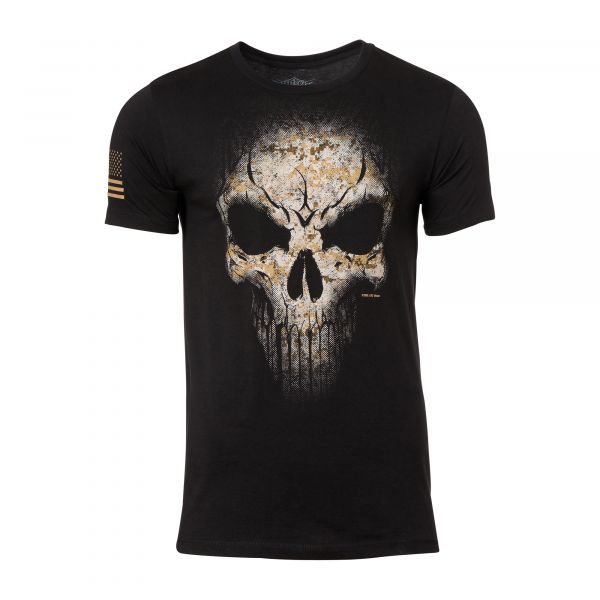7.62 Design T-Shirt USMC Desert Marpat Skull noir