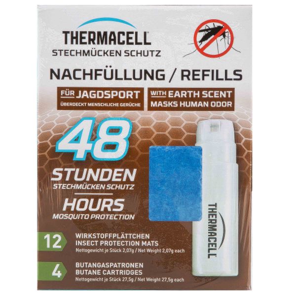 Thermacell Anti-insectes Recharge chasse E-4 48 H