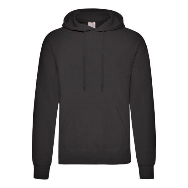 Fruit of the Loom Pull à capuche Classic Hooded noir