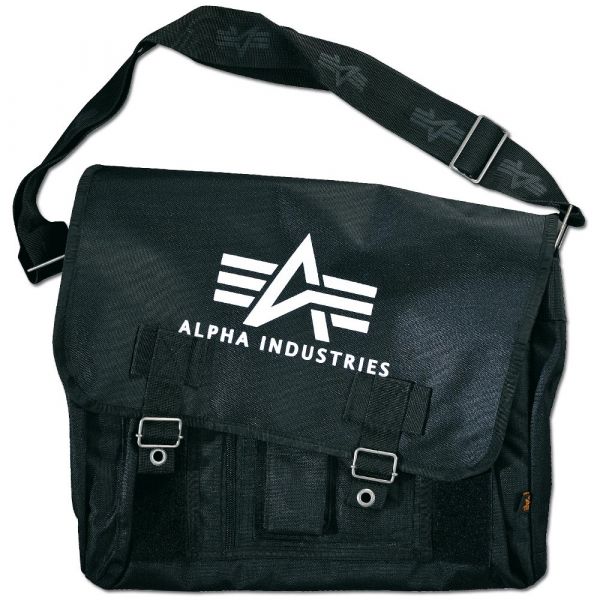 Alpha Industries Big A Oxford Courier Bag black
