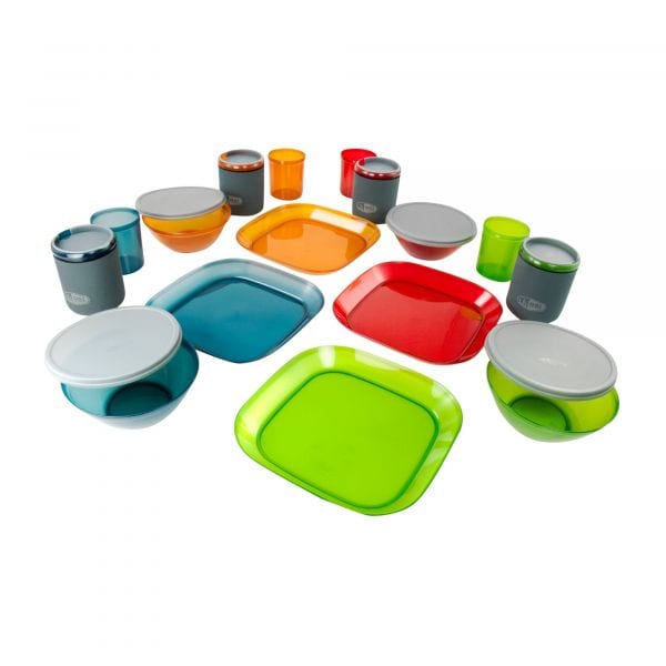 GSI Outdoors Kit vaisselle Infinity Deluxe multicolore