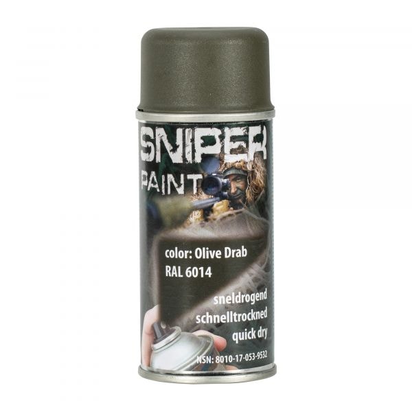 Sniper Paint Bombe de peinture Box Army 150 ml olive