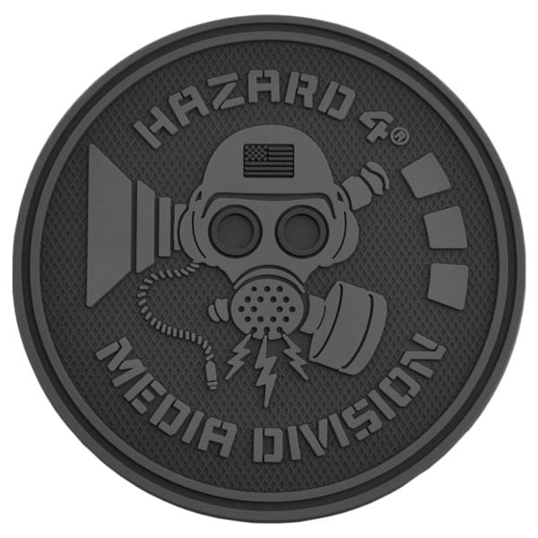Hazard 4 Patch Caoutchouc Media Division noir