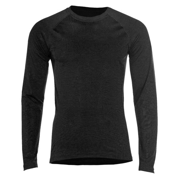 Shirt à manches longues en laine mérinos UF Pro noir