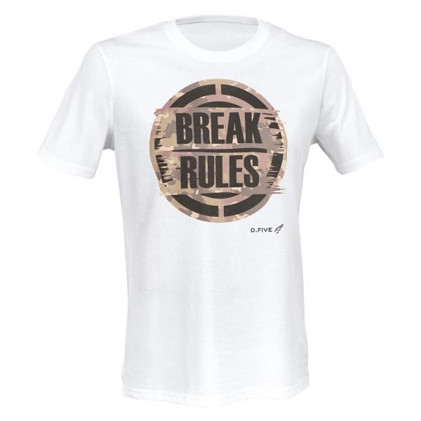 defcon 5 t-shirt break rules blanc