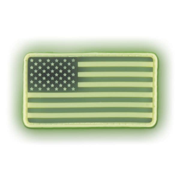 Patch 3D drapeau US luminescent